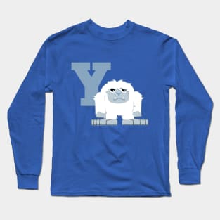 Y is for Yeti Long Sleeve T-Shirt